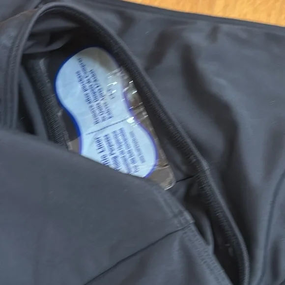 Summersault Women’s black brief bikini bottoms high waist - Picture 4 of 6